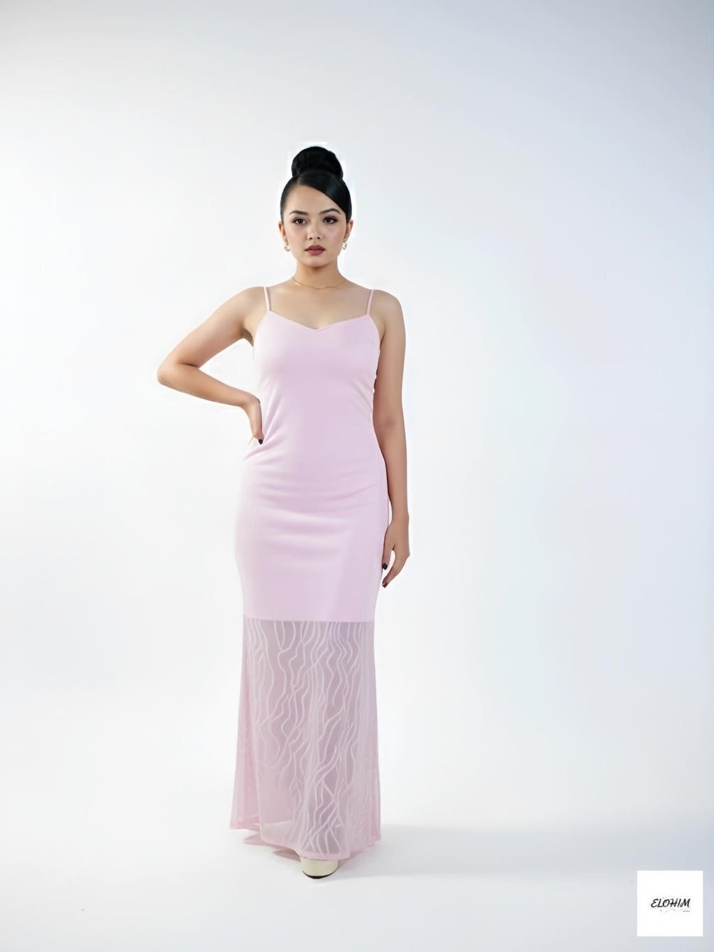 Hearts desire maxi dress-pink