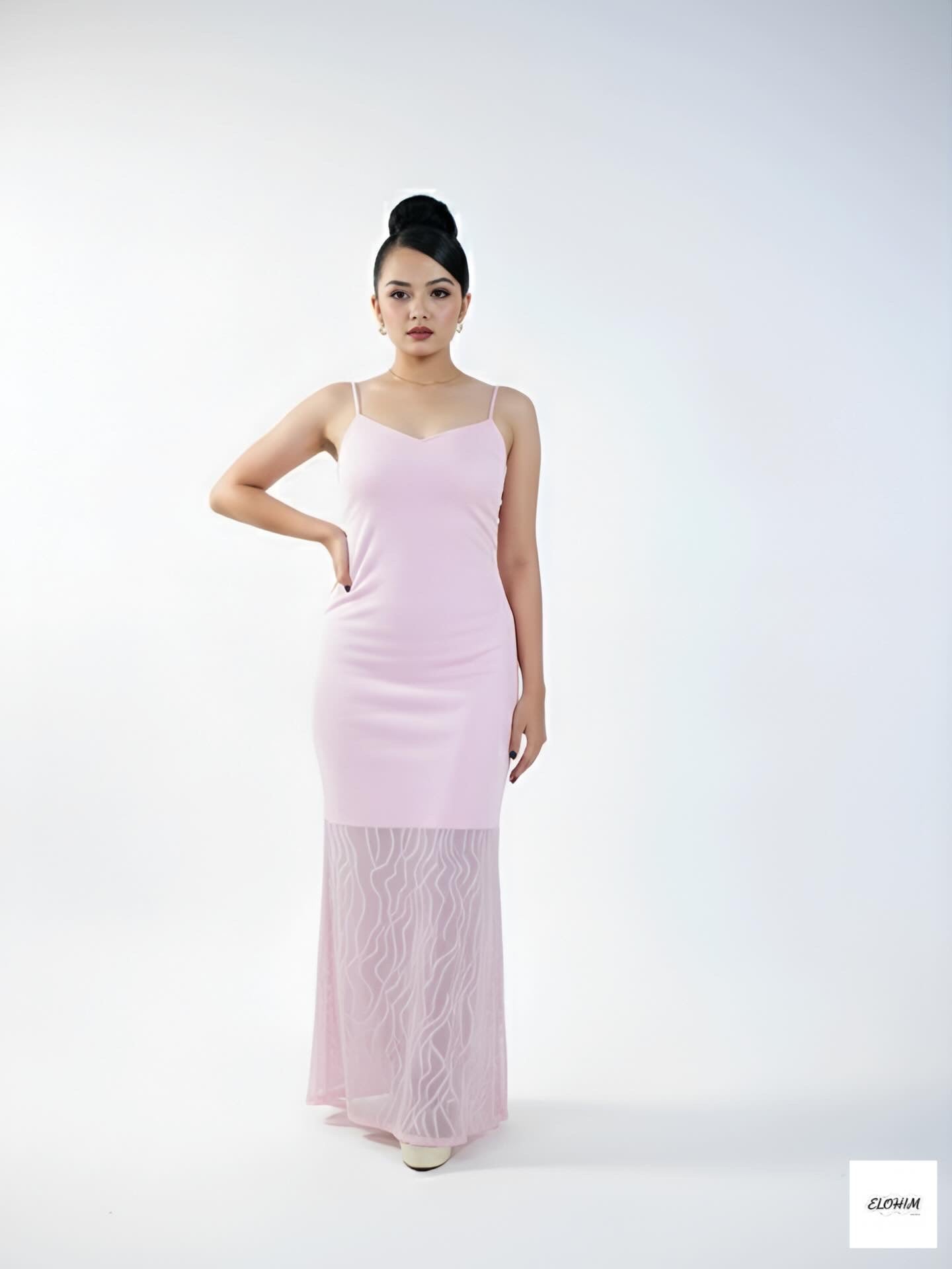 Hearts desire maxi dress-pink