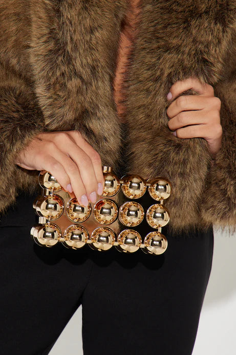 Chimny Bubble Clutch - Gold - Elohim