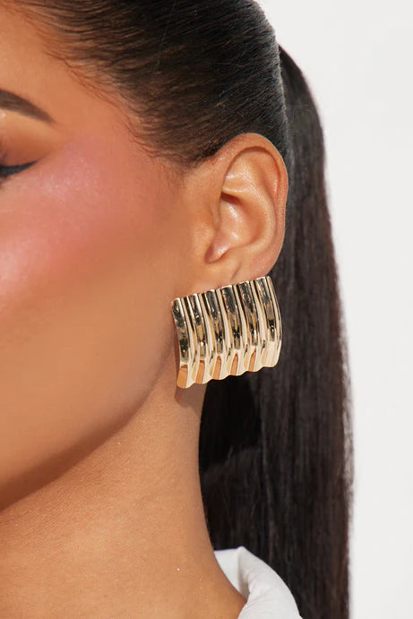 Island girl Golden Earrings - Gold - Elohim