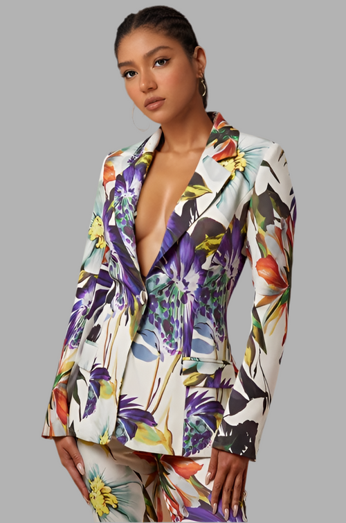 Emilina Floral blazer - Elohim