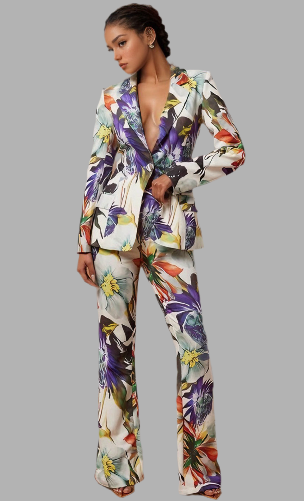 Emilina Floral blazer - Elohim