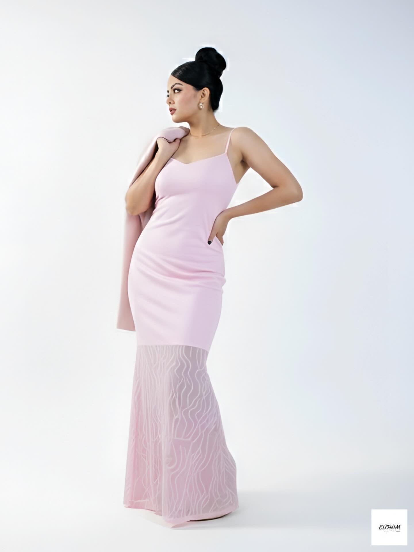 Hearts desire maxi dress-pink
