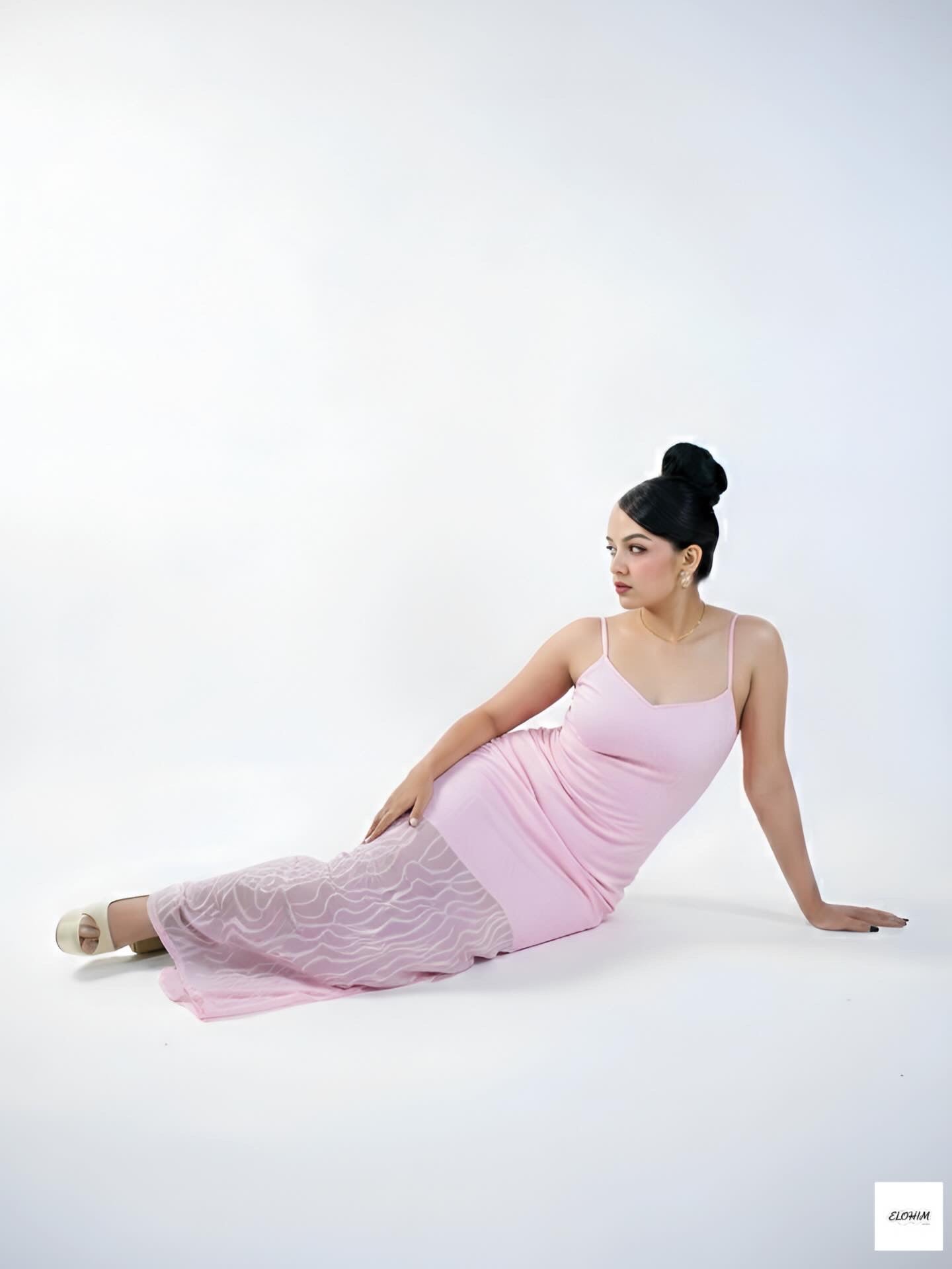 Hearts desire maxi dress-pink